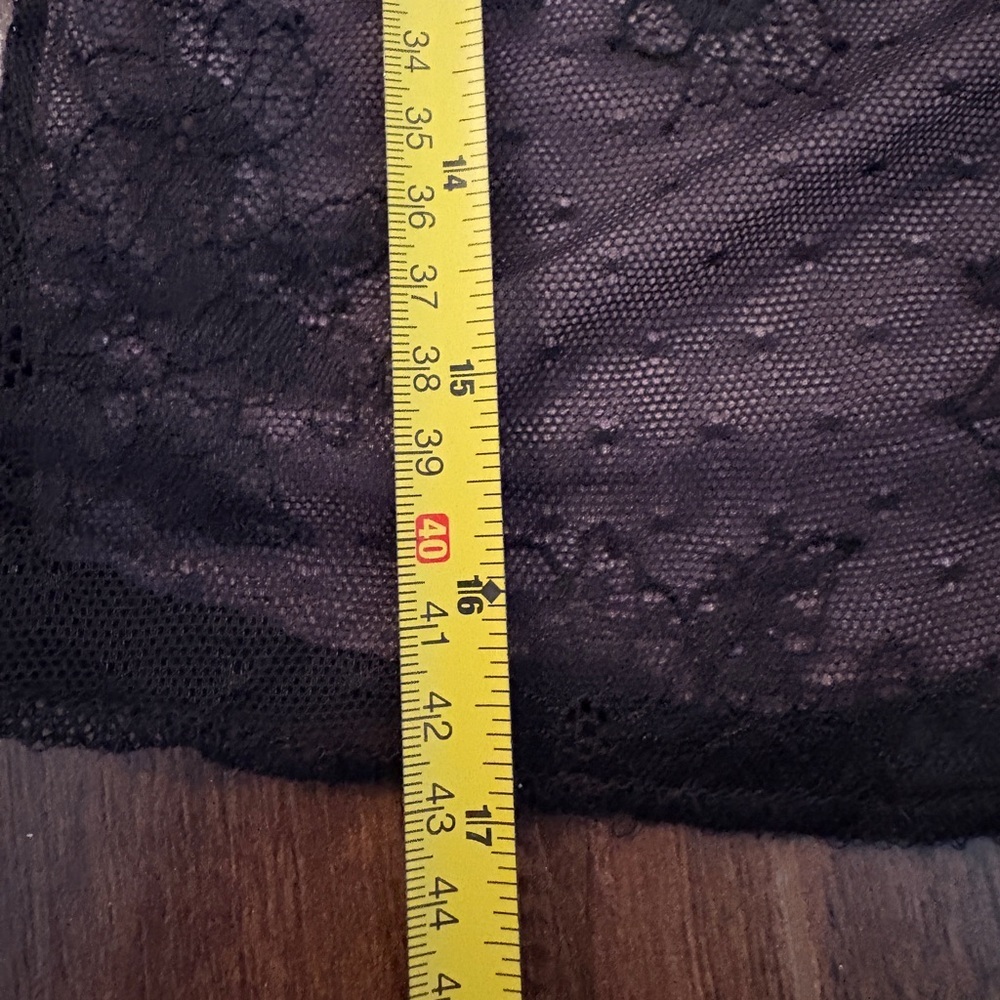 Hesperios Mauve Lace Tank Top Small - Picture 6 of 9